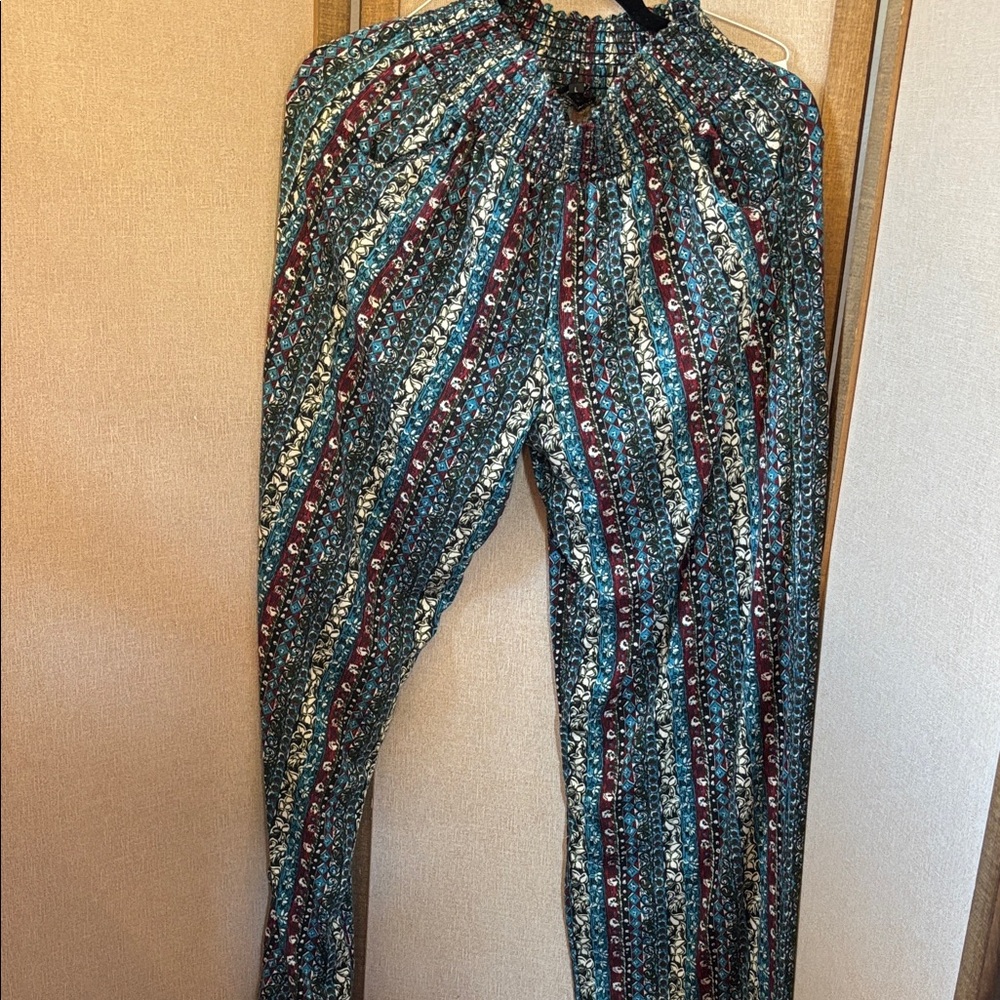 Urban Coco Stylish Multicolor Women's Pants Large